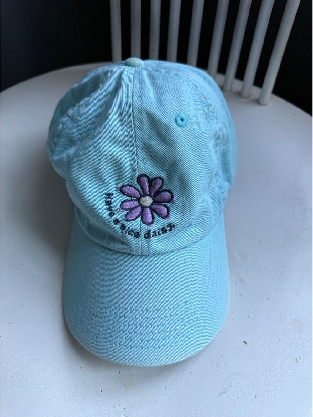 Life is Good Light Blue 'Have a Nice Daisy' Adjustable Cap